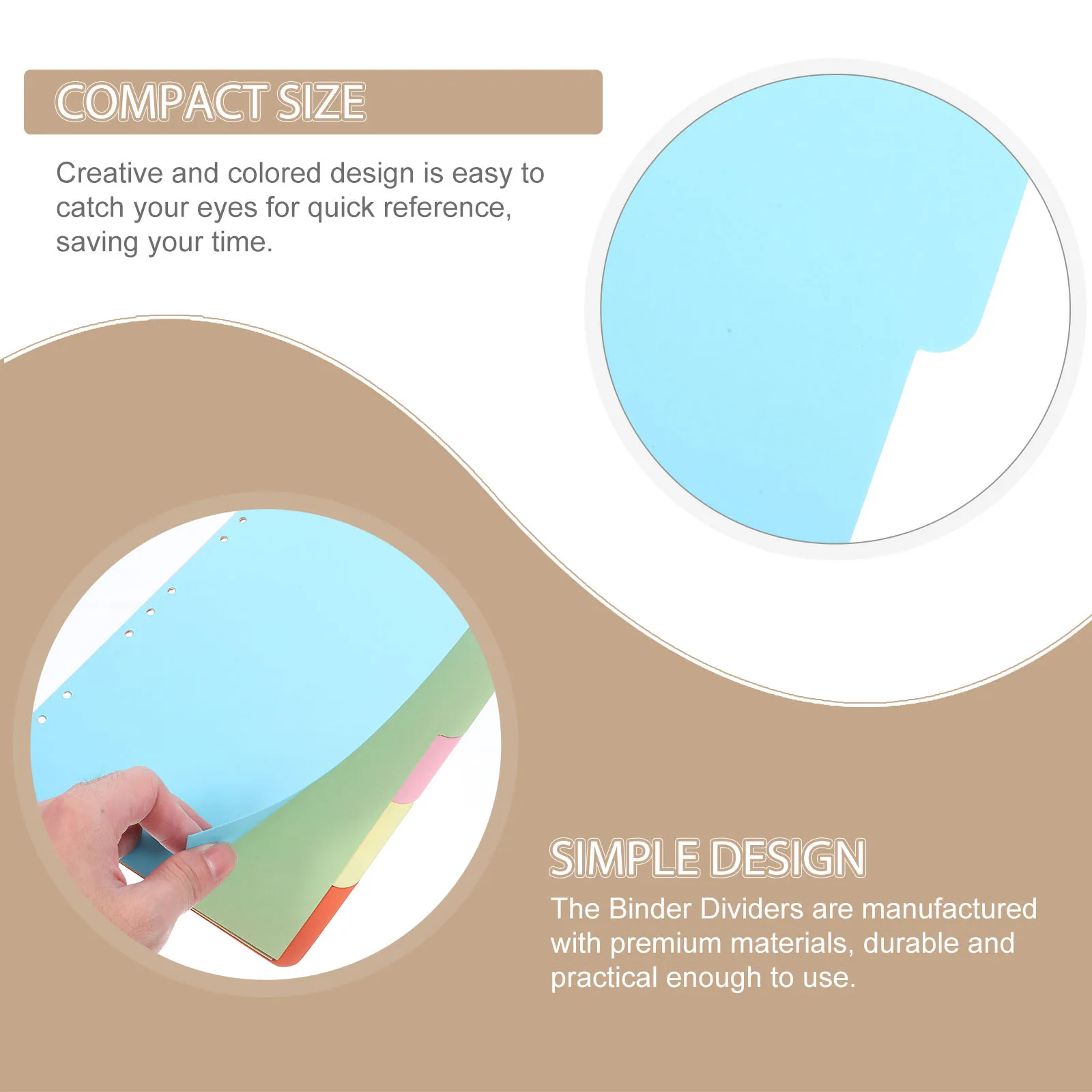 

15Pcs Index Dividers B5 Colored Binder Dividers for Notebook Reports Presentations Journals Diaries Page Separators with Premium