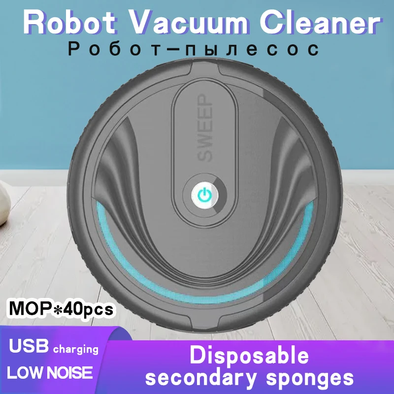 Automatic Robot Vacuum Cleaner 3-in-1 Smart Wireless Sweeping Wet And Dry Ultra-thin Cleaning Machine Mopping Smart Home