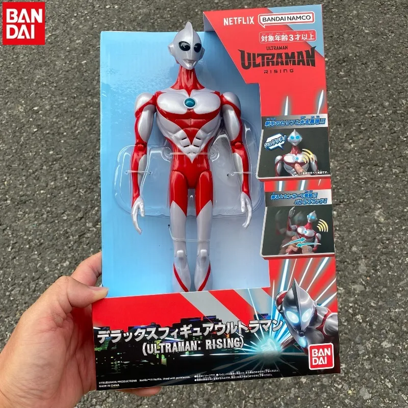 

Bandai 30cm Large Size Netflix Anime Ultraman Rise Light & Sound Multi-Joint Movable Authentic Hero Action Figure Model