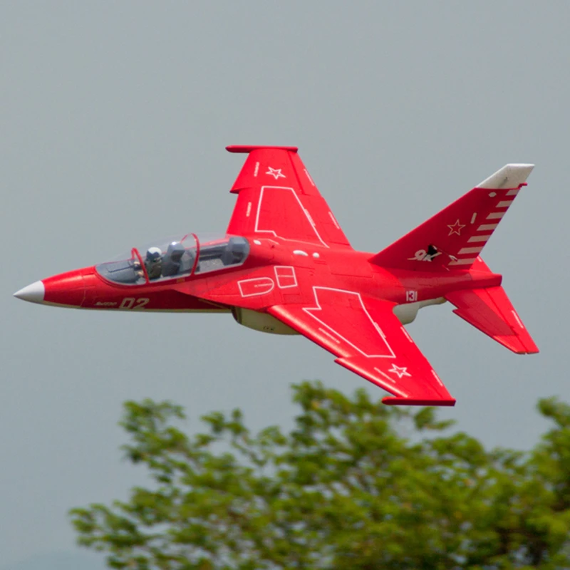 FreFuk70 mm-Ventilateur canalisé Yak-130, modèle de simulation, avion à réaction RC souterrain rouge, avion de loisirs en mousse