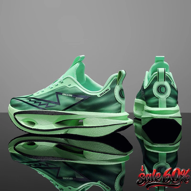 Zapatillas de Running para Hombre 2026, Nuevas Zapatillas de Jogging de Alta Calidad con Amortiguación, Rebote, Suela Suave, Placa de Carbono, para Entrenamiento de Maratón