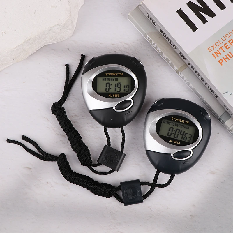 

Fitness Timer Waterproof LCD Digital Stopwatch for Sports Training