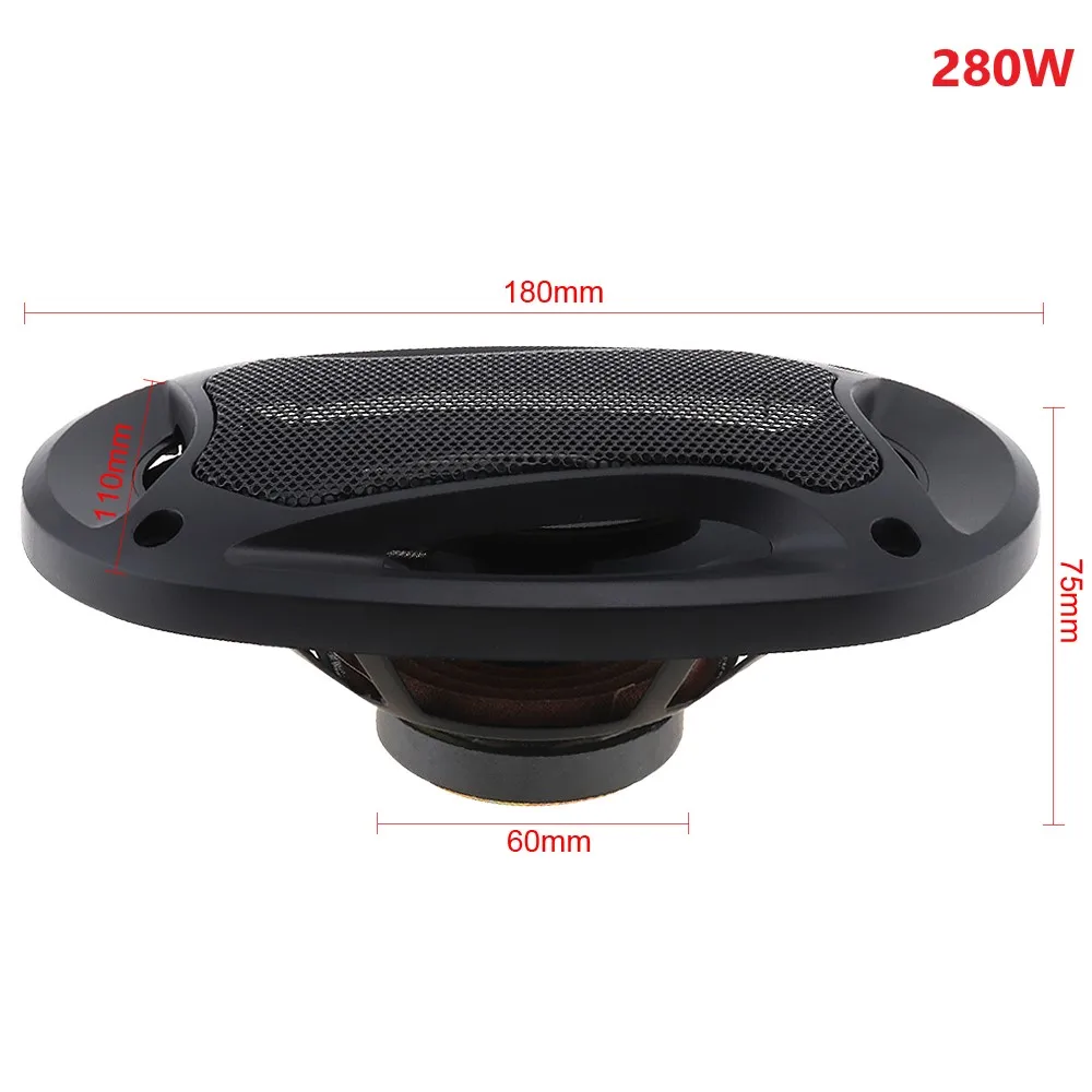 2PCS 4X6 Inch 150/280W Universal Car Speakers Vehicle Door Auto Audio Music Stereo Full Range Frequency Subwoofer Speakers