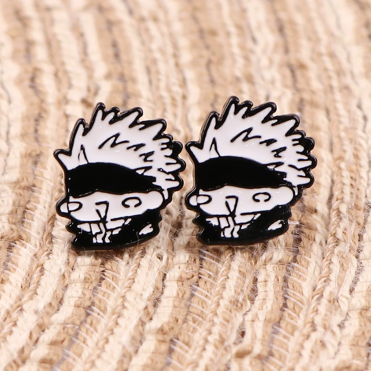 Japanese Piercing Cool Earrings Cartoon Anime Stud Earrings for Women Girls Kids Fashion Jewelry Gifts Accessories Wholesale