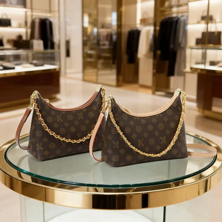 

Винтажная роскошная сумка для подгузников для женщин, элегантная сумка через плечо, минималистичная дизайнерская сумка-тоут из кожи для стильной мамы.