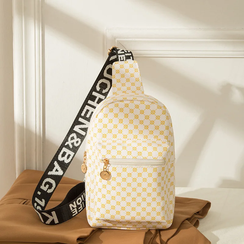 Women Ladies Bag Stylish Simple Crossbody Printed Ladies Chest Sling Bag