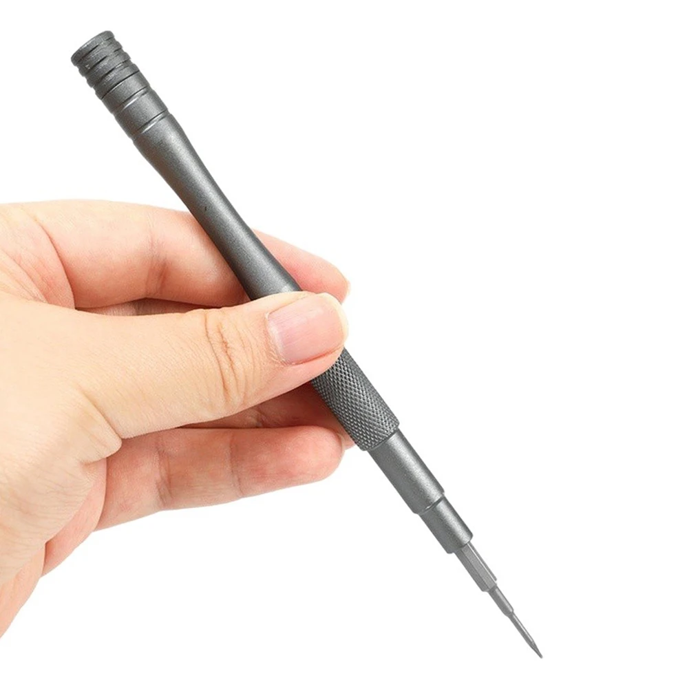 Magnetic 30-in-1 Precision Screwdriver Set with Slide-Activated Bit Release and Secure Lock for Repeated Use in Device Servicing