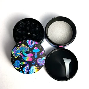 Bộ hộp thuốc lá lưu trữ thuốc lá nhựa, máy xay thảo mộc, thảo dược máy nghiền, khay cuộn kim loại, hộp khói, 5 gói, 115mm 8 Bộ bán hàng chính cho các loại thảo mộc - 5