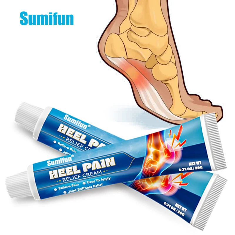 Sumifun 20g Foot Pain Relief Cream Relieve Toe Bunion Heel Pain Treating Achilles Tendonitis Fasciitis Joint Medical Ointment