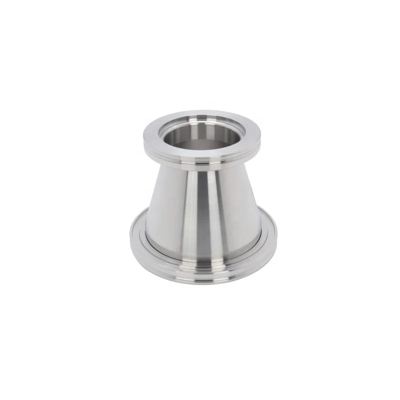 Stainless Steel 304  ISO NW 80 to 160 Flange Reducer Tubulated Conical Reducing Adaptors