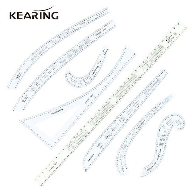 Kearing French Curve Set with Fashion Template Clothing Design Hip Curve Neckhole Armhole Curve for Tailor Sewing 8 Pcs AliExpress