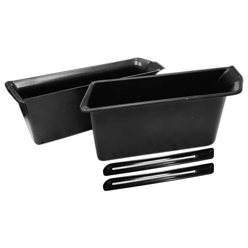 For Jimny JB64 JB74W 2019 2020 2021 2022 Accessories Front Door Side Storage Box Handle Pocket, 2PCS Black