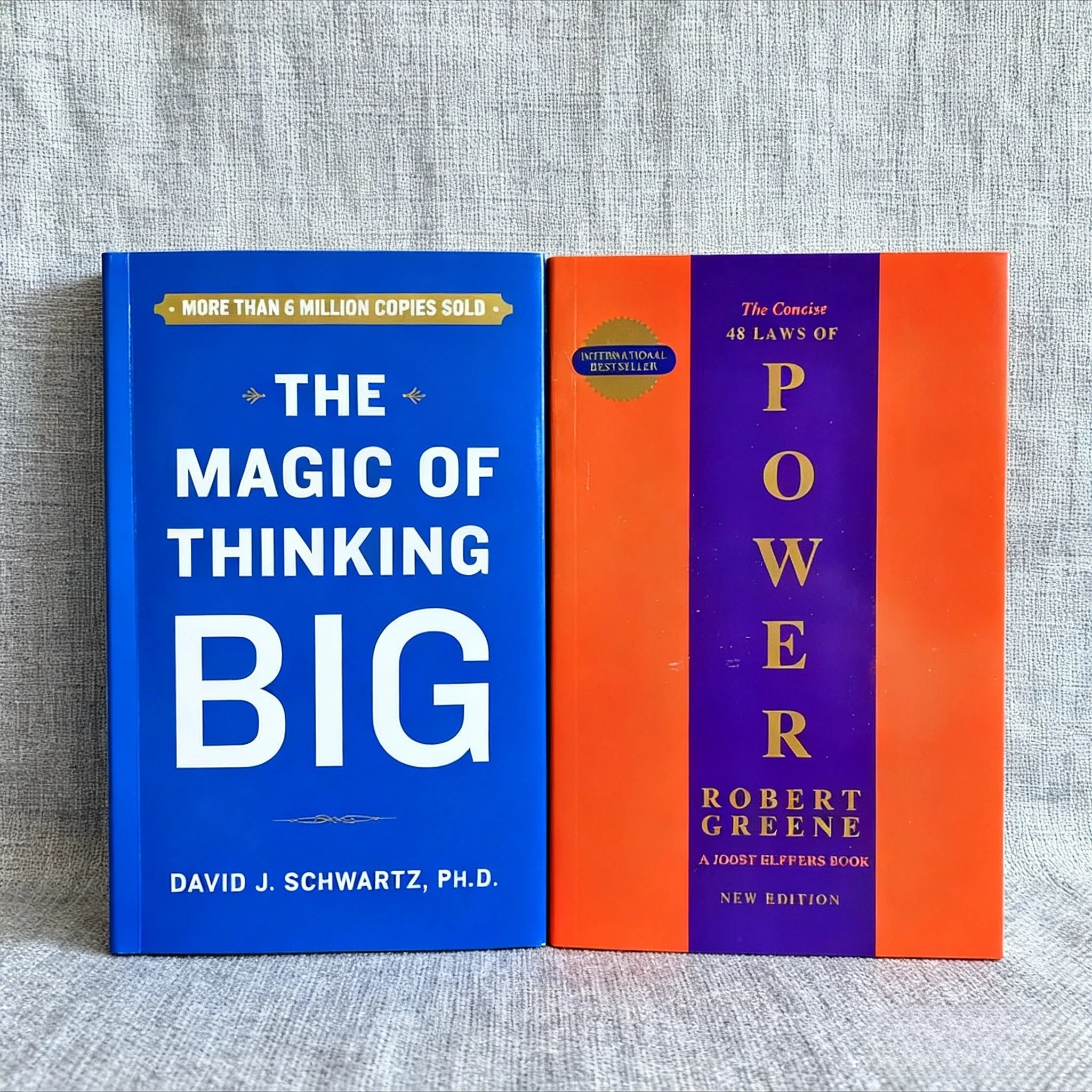 

《The Concise 48 Laws Of Power》+《The Magic of Thinking Big》The core law of power game Think like a big person Believe success