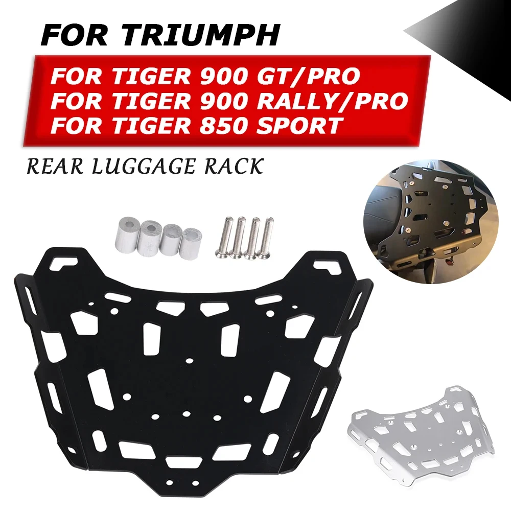 

FOR Triumph Tiger 900 GT Sport Rally Pro Tiger 850 Sport Rear Storage Box Luggage Case Rack Support Holder Shelf Panel Bracket