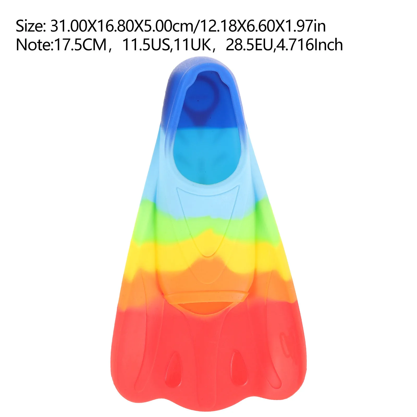 

1Pair Snorkeling Fins for Soft Flexible Swim Flippers Training Diving Fins Comfortable Fit for Swimming Gear