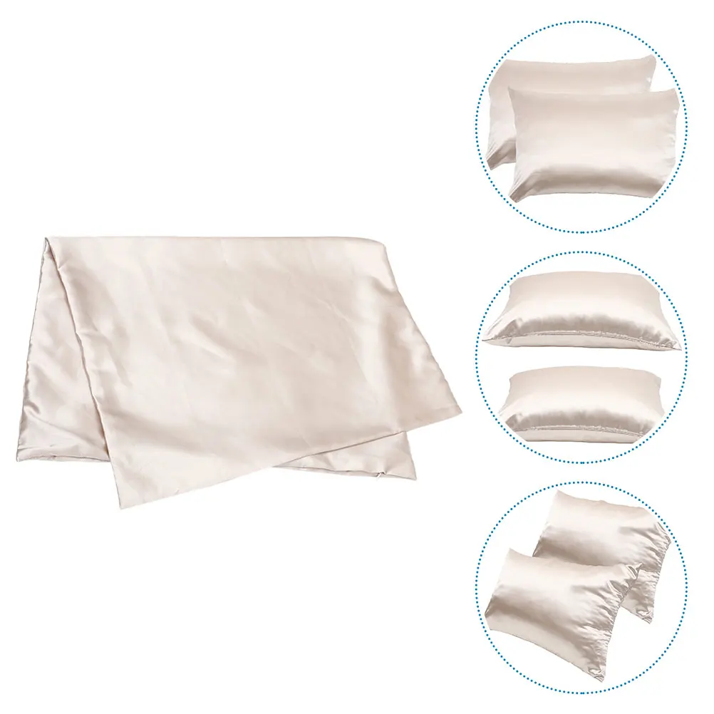 

Polyester Pillow Covers Cooling Zipper Design Skin-Friendly Comfortable Bed Pillowcases For Bedroom Home Decorative Cushion