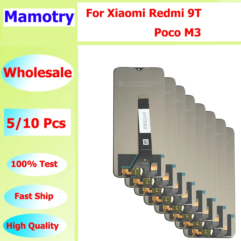 Wholesale 5/10 pieces / Lot Original-self-weld For Xiaomi Poco M3 Screen Lcd Display With Touch Assembly For Redmi 9T