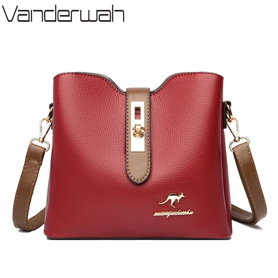 High Quality Genuine Shoulder Bags For Women Ladies Purses and Handbags Luxury Leather Handbags Women Bags Designer Shoulder Bag