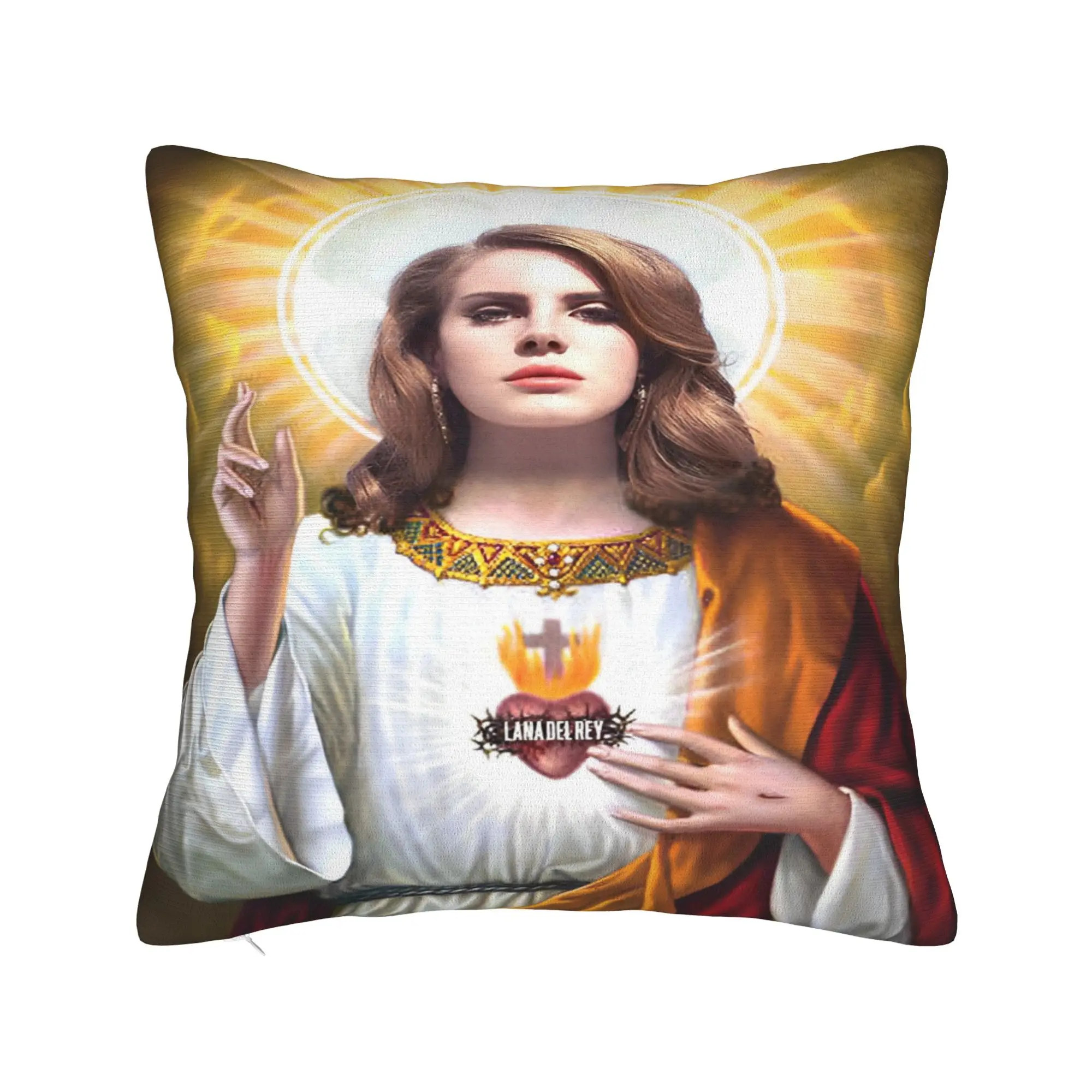 Pillow Cover Lana Del Rey Singer Lizzy Grant   Fashion Pillow Case For Living Room Chair Pillowcases