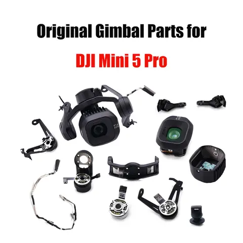 Original Gimbal Repair Parts for DJI Mini 5 Pro Gimbal Camera/Signal Cablel/Yaw Roll Motor/Damping Rubber/Lens Glass/