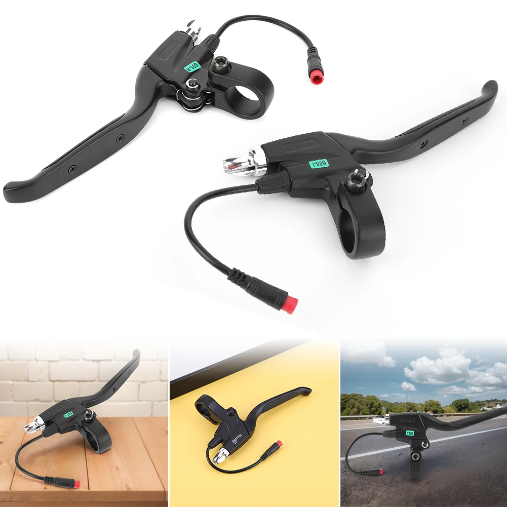 

Тормозная ручка электрического скутера, легкие тормозные рычаги из алюминиевого сплава, противоскользящая тормозная ручка, рычаги сцепления для скутера KUGOO