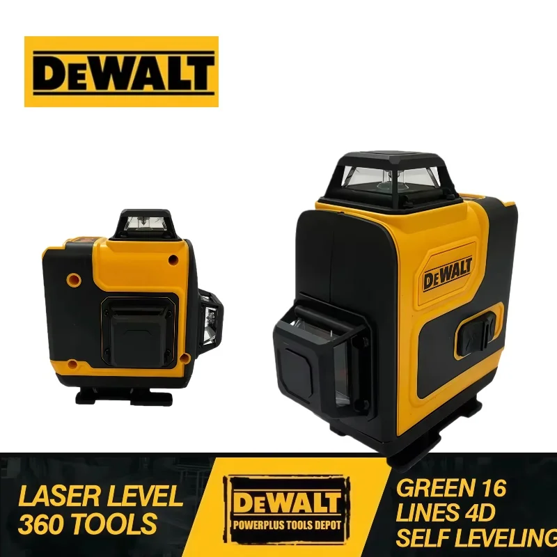 

Лазерный уровень Dewalt 360°, зеленый, 16 линий, 4D, самовыравнивающийся, 360° по горизонтали и вертикали, сверхмощный луч, строительные инструменты