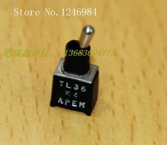 [SA]Electronic Switch APEM toggle switch toggle TL36 shaking his head bent foot switch } { overstock--50pcs/lot