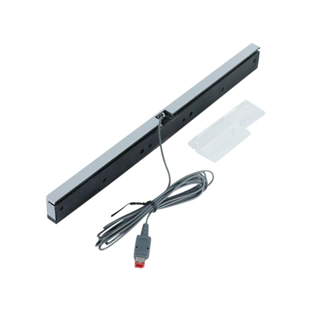 1 Unidad de Sensor de Movimiento Infrarrojo con Cable, Receptor de Señal, Soporte de Control Remoto para Juegos Wii / Wii U