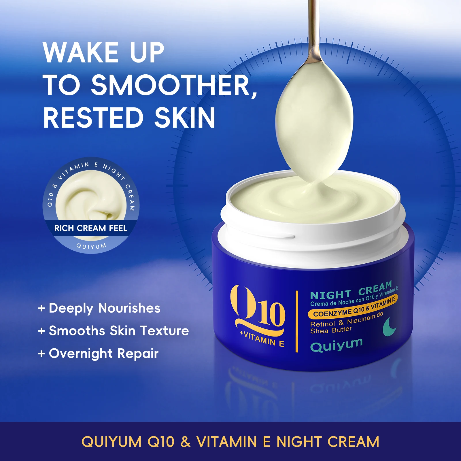 Coenzyme Q10 Cream - Crema Notte Quiyum Q10 e Vitamina