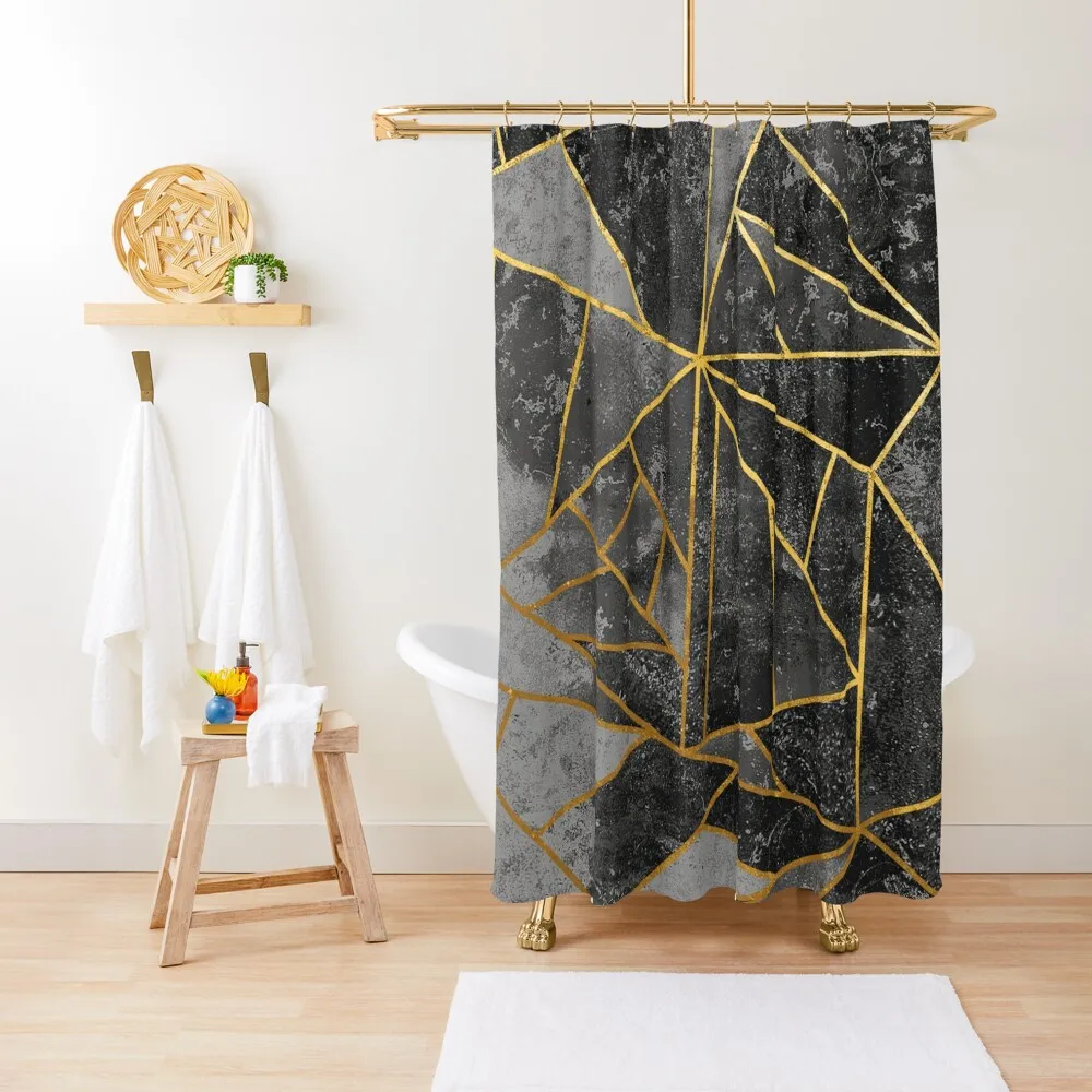 

Пепельно-серая волшебная абстрактная геометрическая современная мозаичная занавеска для душа занавеска для душа для ванной комнаты