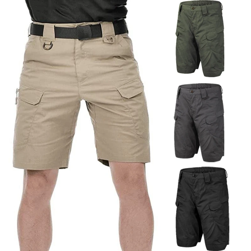 Calça cargo casual impermeável masculina