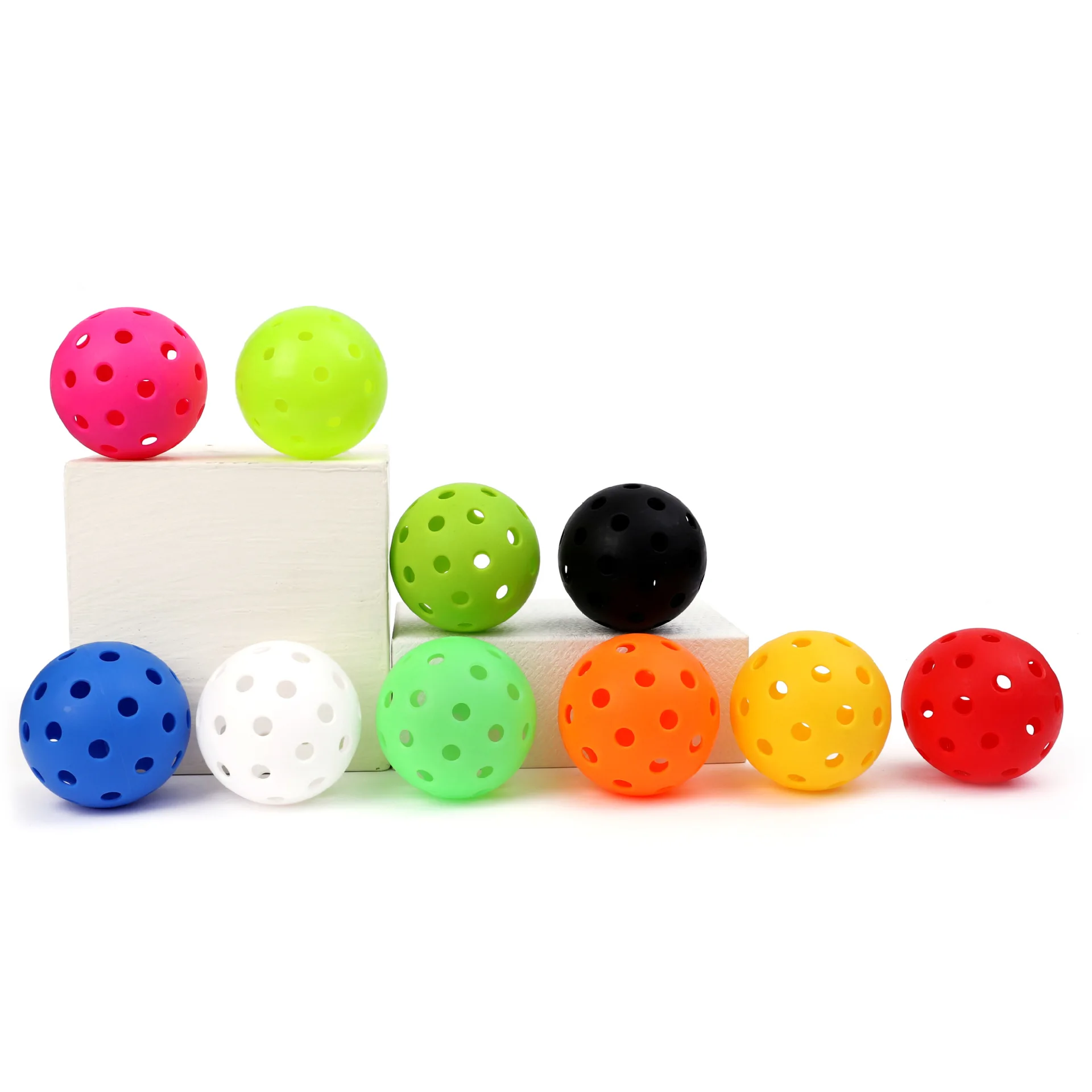 

74mm40 holes 26 holes Pickball Golf with holes and holes PE material high elasticity Viafu holes