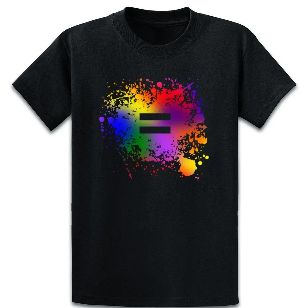 

Equality Ink Couple Short Sleeved T-shirt For Men Women Breathable Casual Pure Cotton Loose Tops