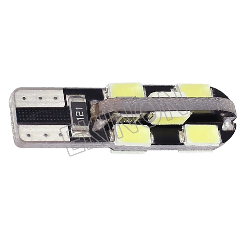 200pcs Car LED W5W T10 Reading Door Dome Trunk Light Bulb Auto Clearance License Plate Lamp 5630 12SMD White Red DC12V