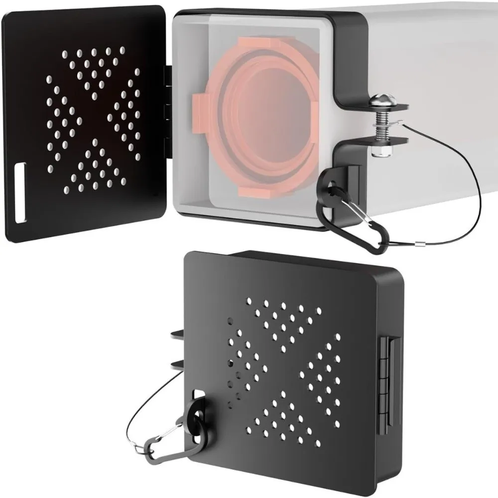 

4-дюймовые квадратные заглушки для бампера для автофургонов, защищенные от атмосферных воздействий, чехлы для бампера из углеродистой стали/алюминиевого сплава, водонепроницаемые, прочные