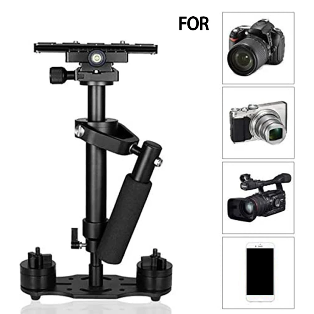 S40 Handle Stabilizer Photography Video Aluminum Alloy Handheld Stabilizer Steadycam DSLR Steadicam DSLR