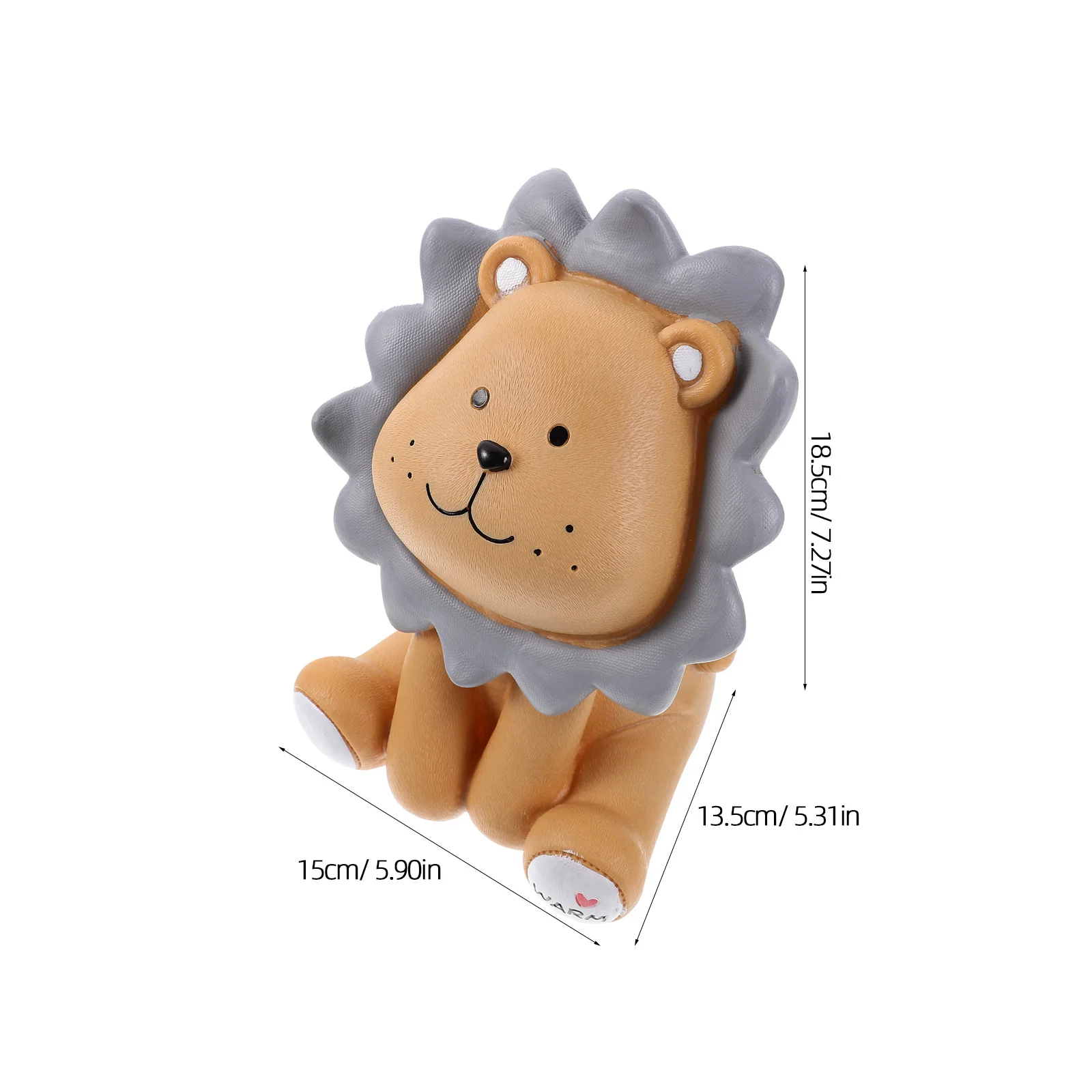 Schattige Leeuw Munt Bank Kids Spaarpot Hars Bank voor Kinderen Verjaardagscadeau Spaarpot Cartoon Animal Collector