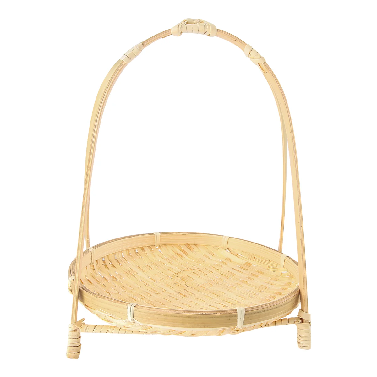 woven basketBamboo Weaving Straw Baskets Tier Rack Wicker Fruit Bread Food Storage Kitchen Decorate