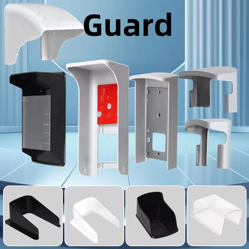 5YOA Waterproof Guard Cover Rainproof Plastic Protector for Access Control Keypad Doorbell Button Reader - Sun Shell Protection