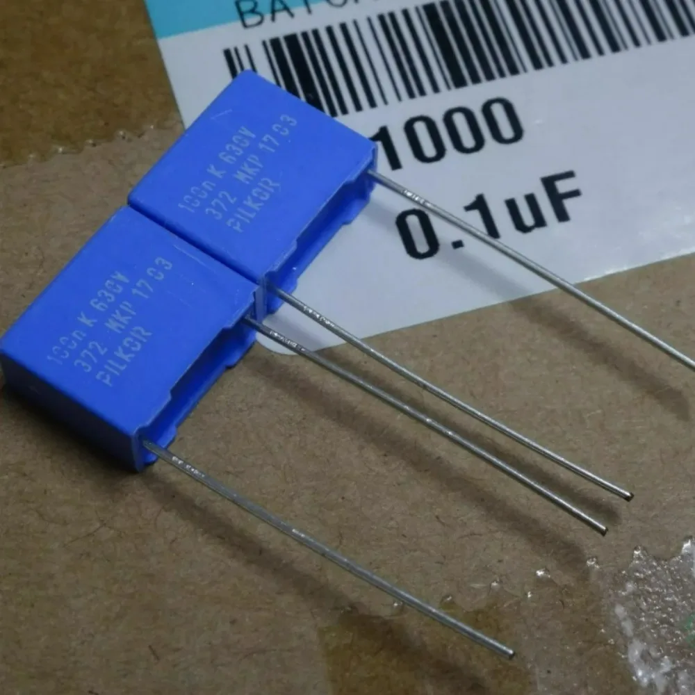 

10pcs/lot MKP372 0.1uf 630V 100nf u1 104 K Brand New 10mm Film Capacitor PCMP372D66104