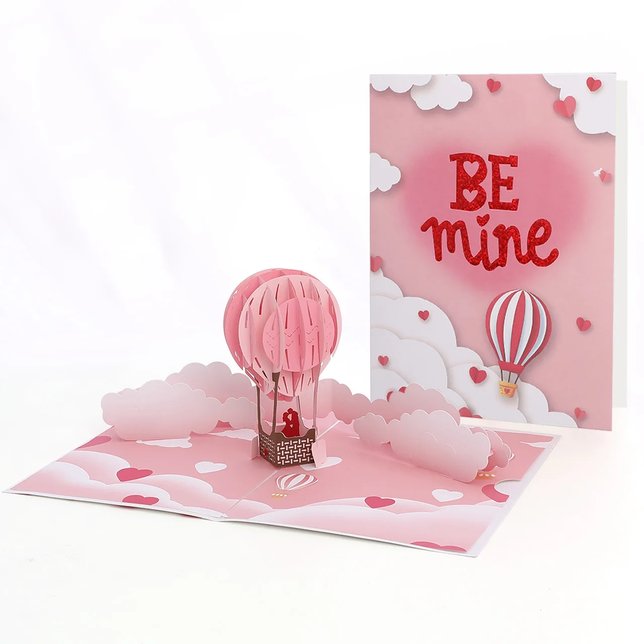 بطاقة شكر جديدة رائعة ثلاثية الأبعاد لعام 2025، بطاقة الذكرى السنوية لبطاقات المعايدة للزوجين، بطاقات التفكير عنك مع مغلفات