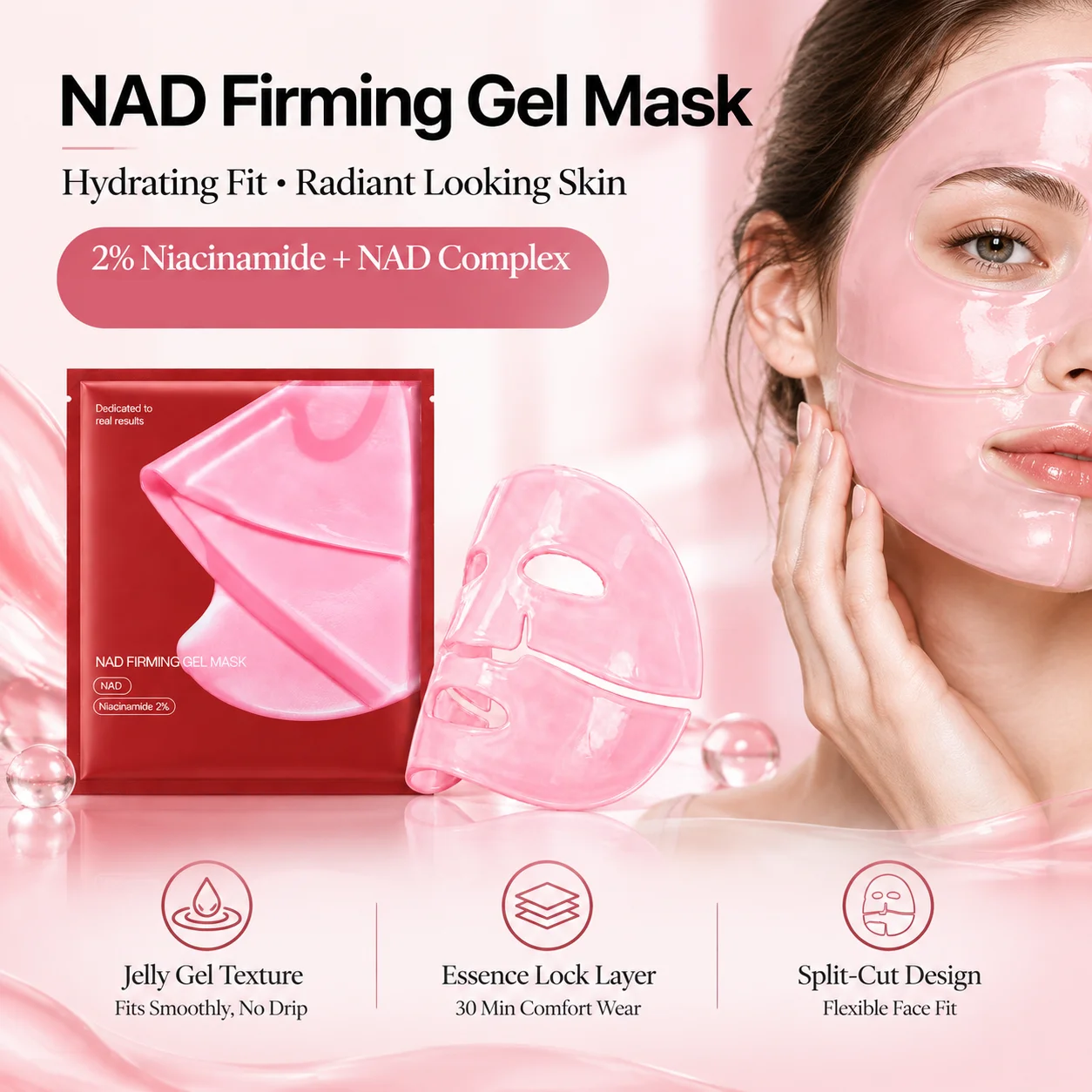 Máscara facial com textura gel - Skincare Basic avaliação e preço