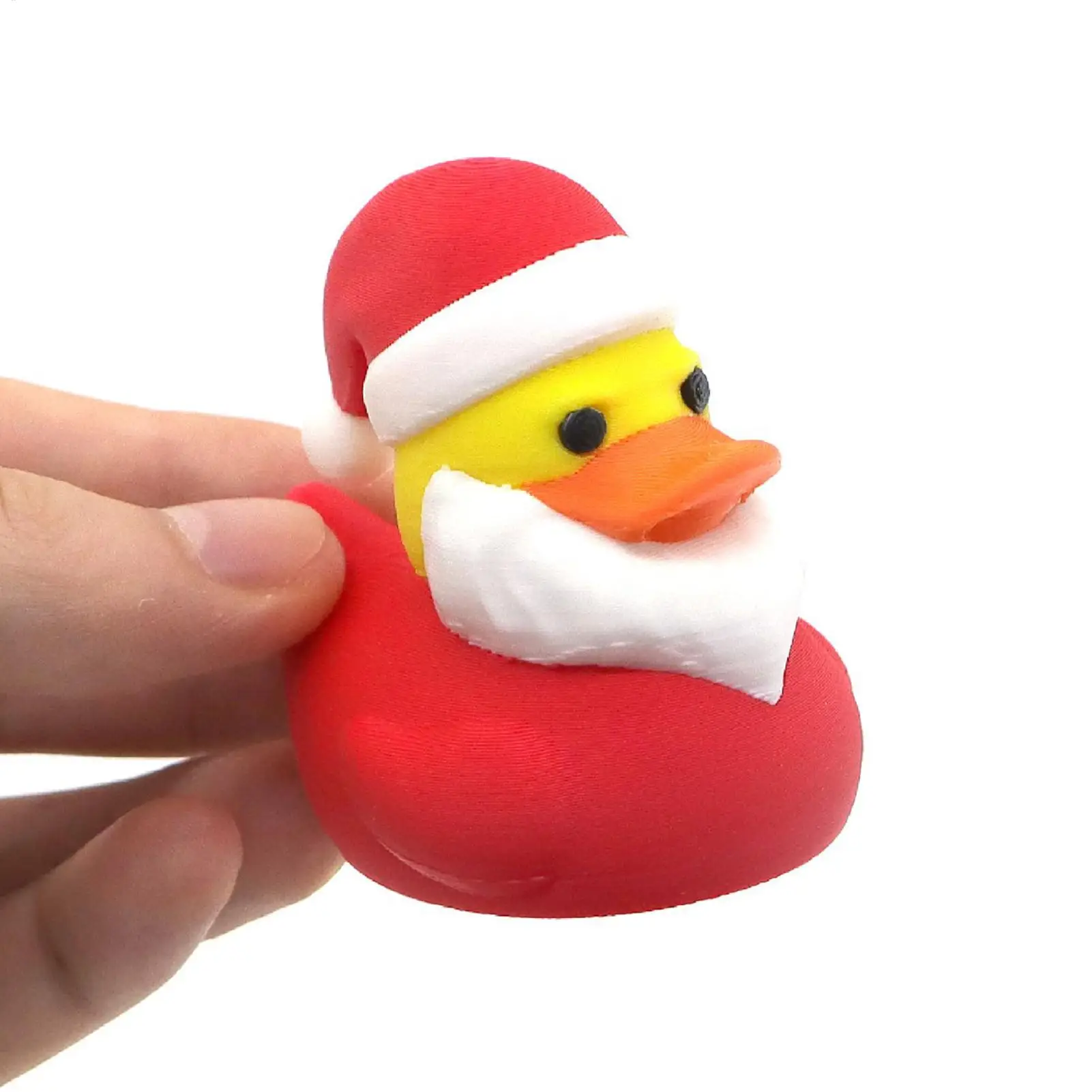 

Christmas Ducks Animal Statues with Santa Hat Miniature Garden Landscape Ducks Decor for Party Favor Birthday Stocking Stuffers