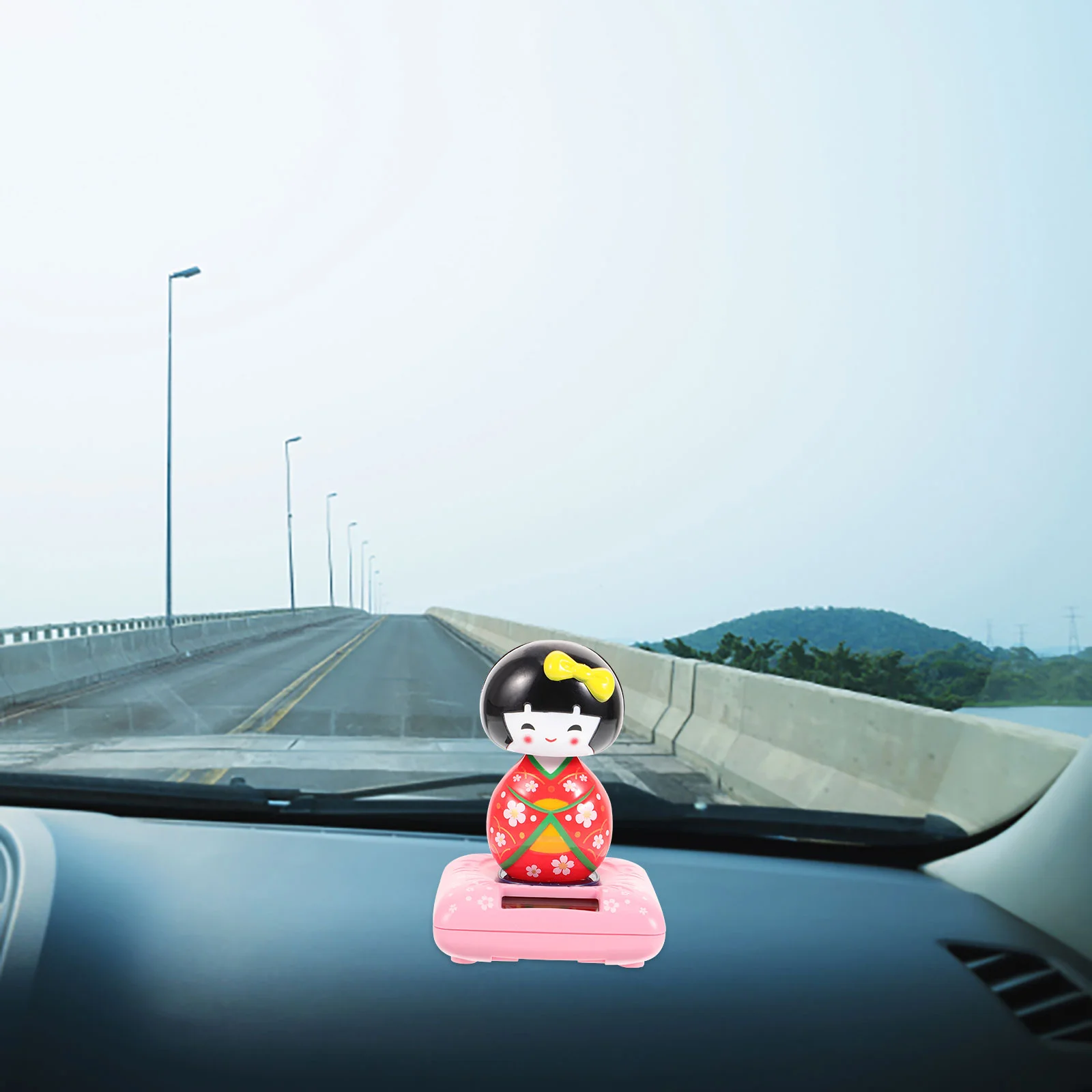 Dining Table Child Dolls for Girls Car Interior Display Dashboard Decor Maiko Decoration