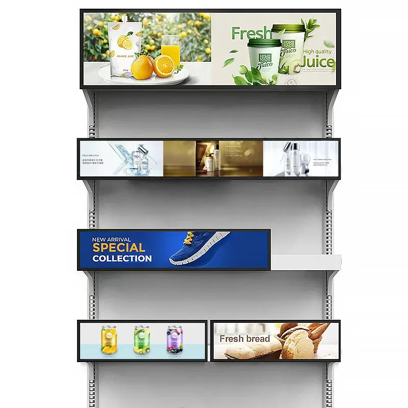 19 inch 23 inch bar advertising machine wall rack  machine subway shopping mall  screen LCD