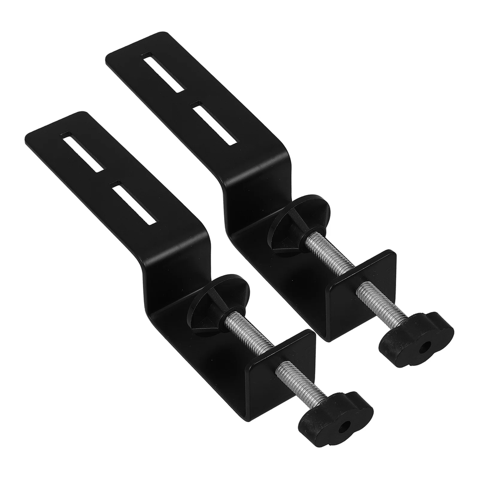 

2Pcs Metal Painted C Bracket Heavy Duty Desk Clamp Base Table Mount for Monitor Stand Workstation Office Hardware Accessories