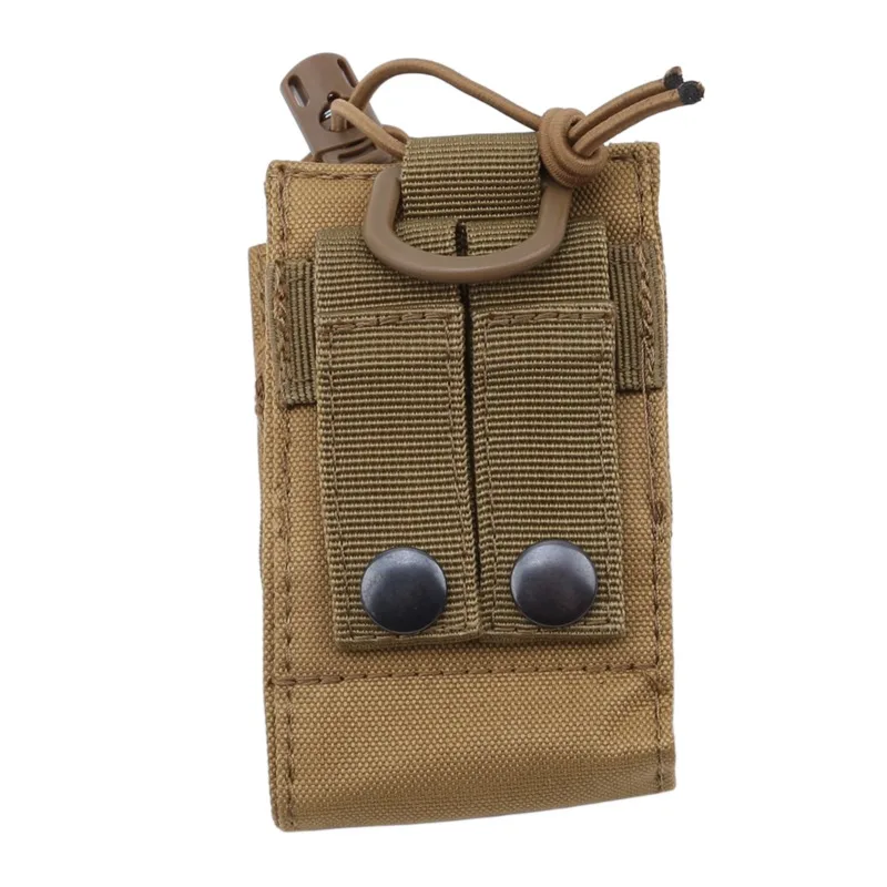 

New Molle Radio Walkie Talkie Pouch Waist Bag Holder Pocket Portable Interphone Holster Carry Bag for Hunting Camping