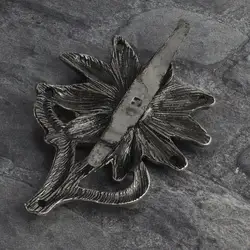 Gorgeous Edelweiss Badge Brooch Pin, Cockade Lapel Pin for