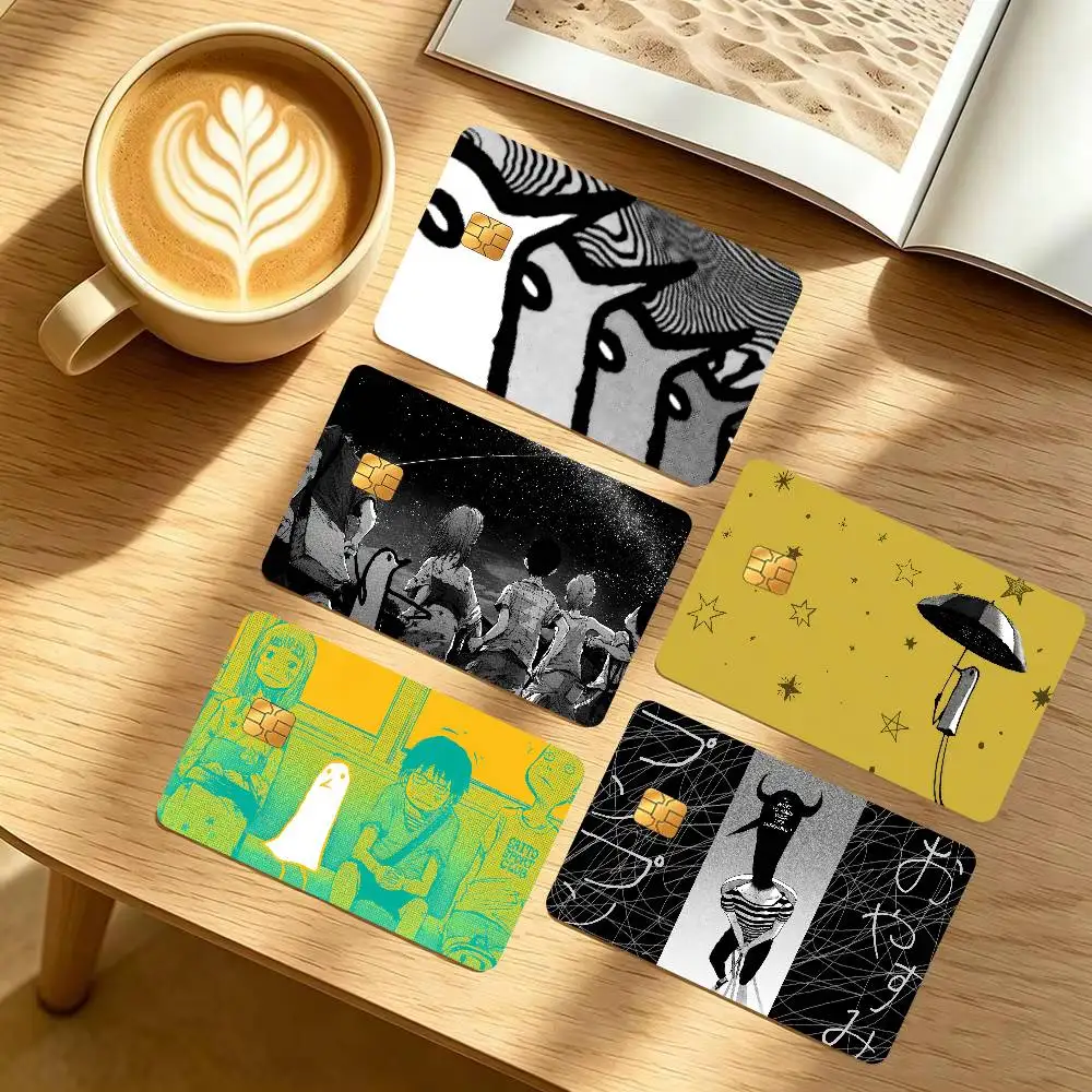 Anime Goodnight Punpun   Credit Card Public Transportation Cards Protective Sticker Waterproof Card Face Decoration