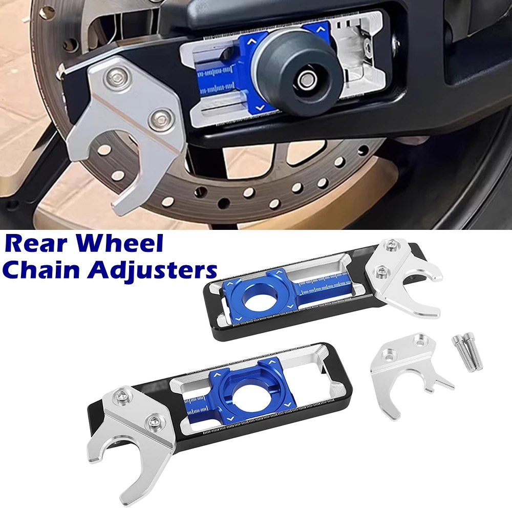 

S1000R Motorcycle CNC Rear Wheel Axle Blocks Chain Adjusters Tensioners For BMW S1000R S1000XR S1000RR M1000R